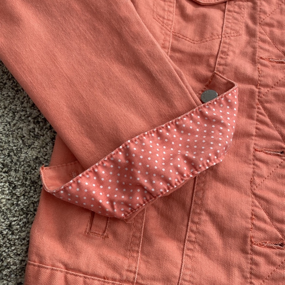 Market & Spruce Coral Jean Jacket - Picture 4 of 8